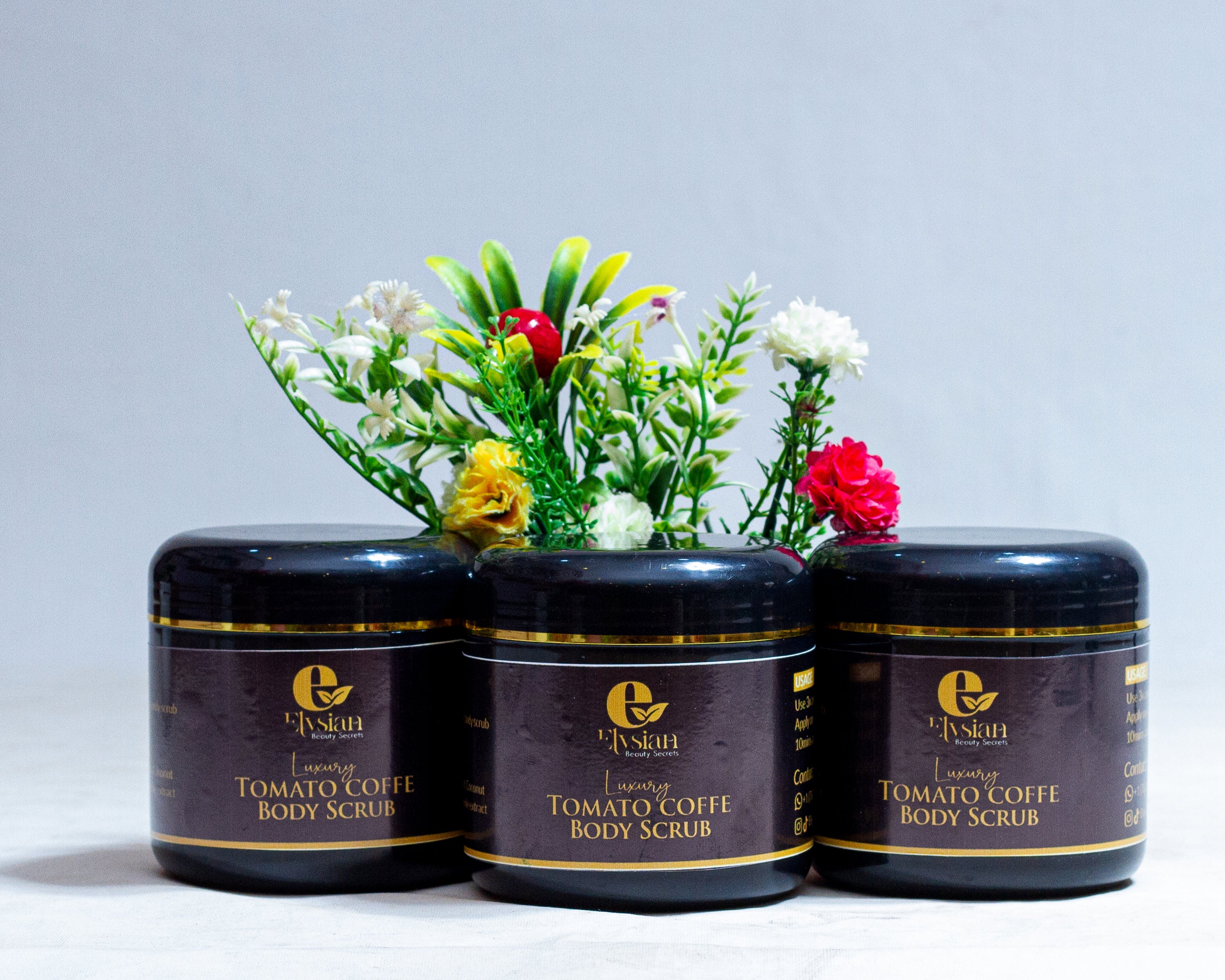 Luxury Tomato Coffee Body Scrub