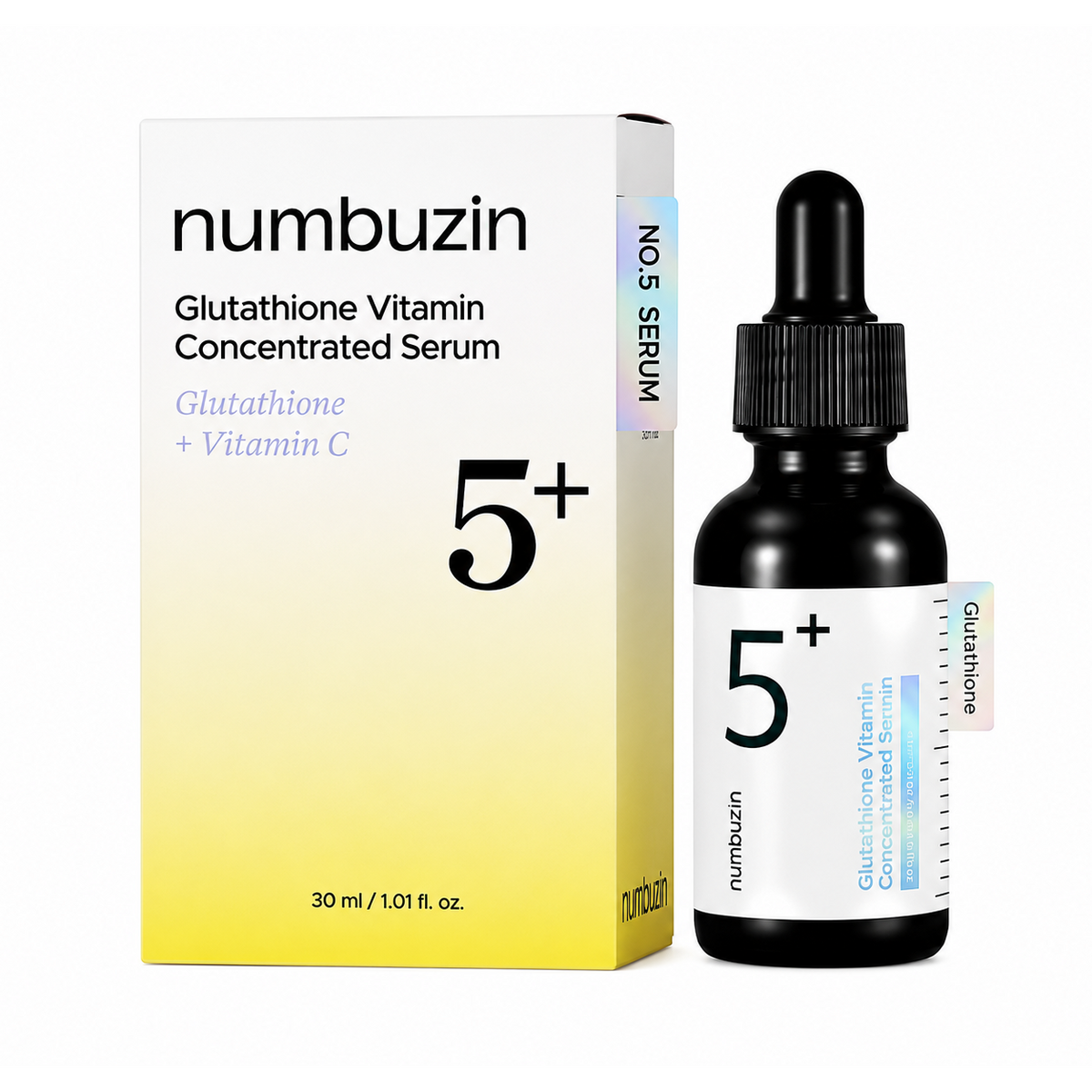 Numbuzin No.5+ Glutathione Vitamin Concentrated Serum – 30ml
